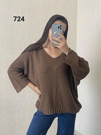 Свитер Fsn 724 brown - делук