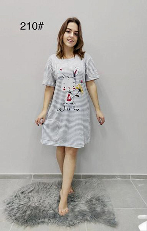 Ночнушка Anion 210 grey - делук