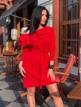 Платье No Brand 0201 red - делук