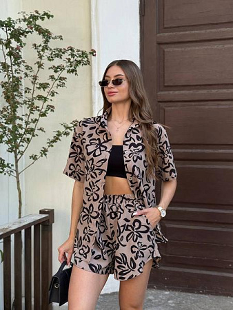 Костюм Arina 2452 brown - делук