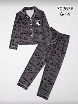 Пижама Brilliant B70257 grey - делук