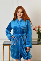 Халат Romeo Life RL1047 l.blue - делук