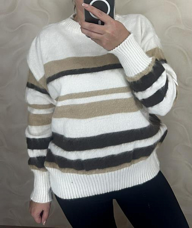 Свитер Levisha 24082 beige - делук