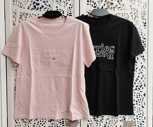 Футболка Lora LR1415 black - делук