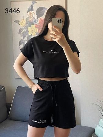 Шорты Fsn 3446 black - делук