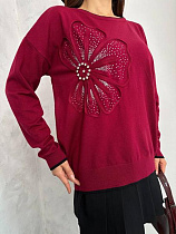 Свитер Julia JL657 wine - делук