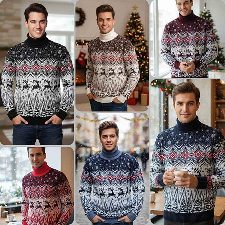 Свитер Moranny MR344 brown - делук