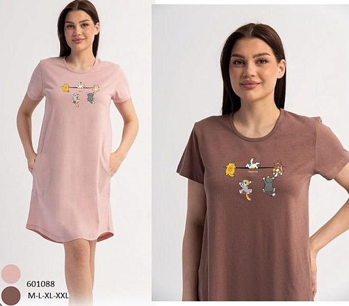 Ночнушка Trikotag 601088 pink - делук