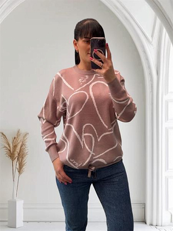 Свитер Levisha 25503 beige - делук