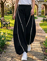 Штаны Спорт Lora LR1191 black - делук