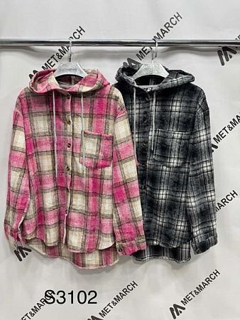Рубашка Met&March S3102 pink - делук