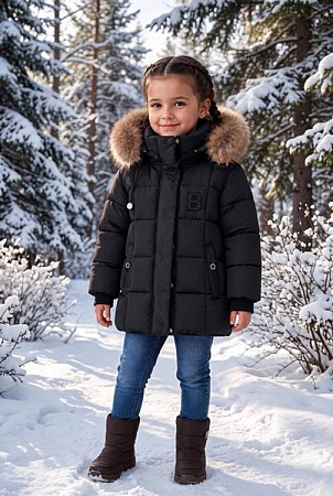 Куртка Delfinka 6691 black - делук