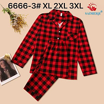 Пижама Estima 6666-3 red - делук