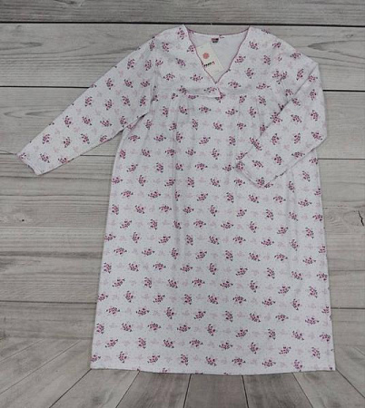 Ночнушка Imlion 7153 white-pink - делук