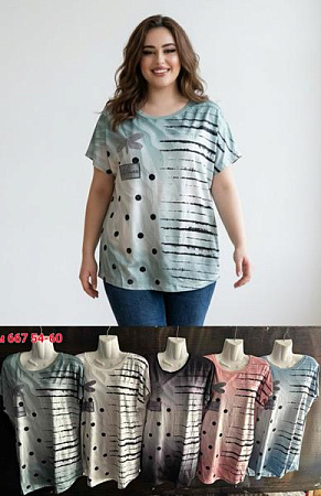 Футболка Sport Style M677 mix - делук