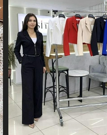 Пиджак Nefertiti NF139 black - делук