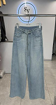 Джинсы Saint Wish 6780 l.blue - делук