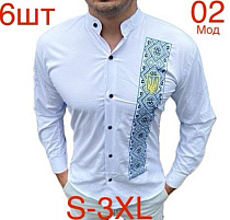 Вышиванка Надийка ND321-02 black - делук