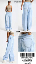 Джинсы Jeans Style 3311-4S6-3 l.blue - делук