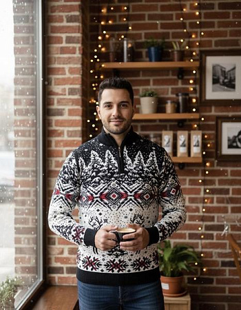 Свитер Nik 56917 black - делук