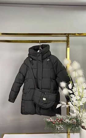 Куртка Delfinka 66113 black - делук