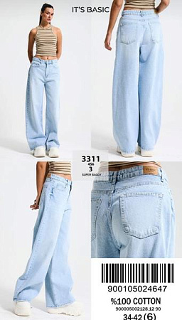 Джинсы Jeans Style 3311-4S6-3 l.blue - делук