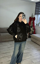 Худи S.Style 619 black - делук