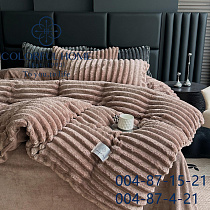 Постіль велюрова Шарпей 4 см 004-87-4-21 chocolate - делук