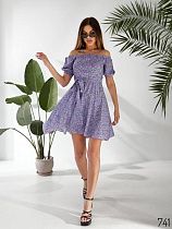 Платье Loren 741 lilac - делук