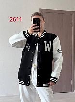 Куртка Fsn 2611 black-white - делук