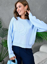 Свитер Lora LR846 l.blue - делук