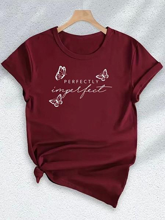 Футболка Alia AL45 wine - делук