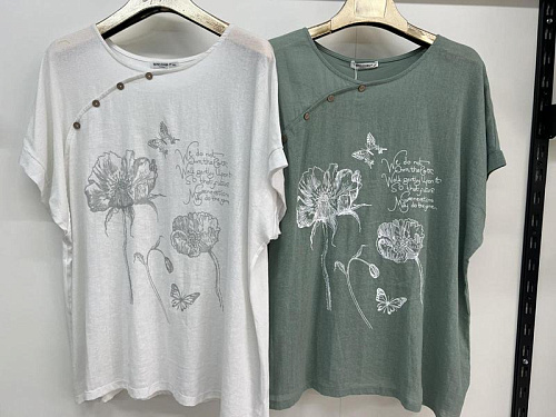 Футболка Estima 7388 khaki - делук