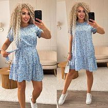 Платье Alisa Brand 143 l.blue - делук