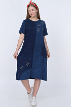 Платье Alberk 6004 navy - делук