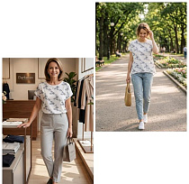 Футболка Orange Chinese 344 white - делук