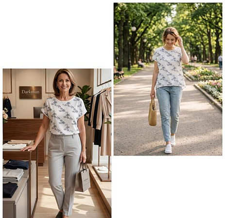 Футболка Orange Chinese 344 white - делук