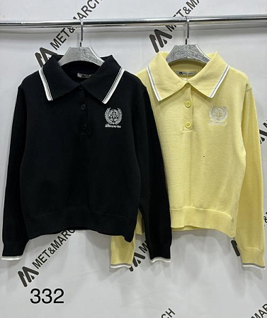 Свитер Met&March 332 black - делук