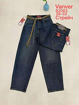 Джинсы Vanver B2083 navy - делук