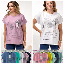 Футболка Lola LL526 mix - делук