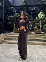 Костюм Спорт Arina 5165 brown - делук