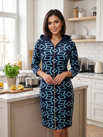 Халат Romeo Life RL1202 navy - делук