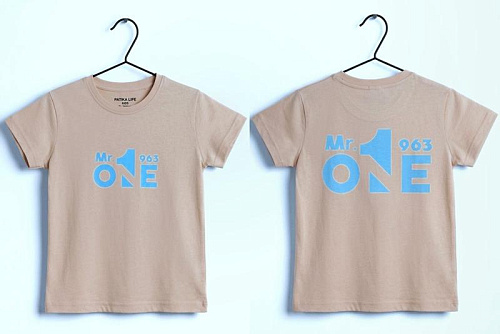 Футболка Dino DN331 beige - делук