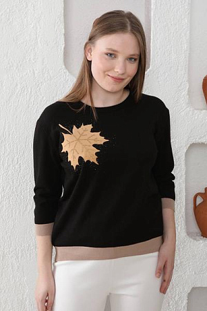 Свитер Julia JL452 black - делук