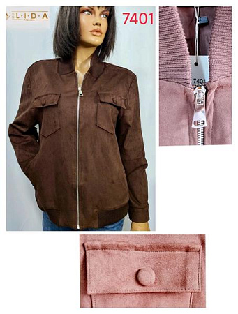 Куртка Lida 7404 brown - делук