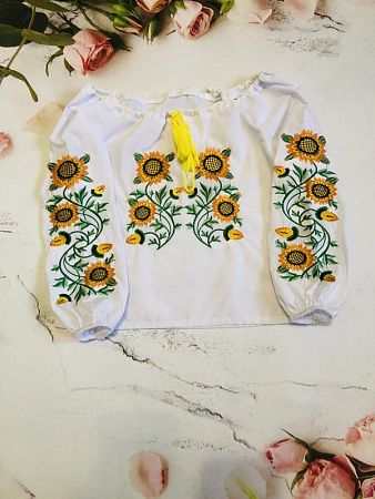Вышиванка Moda School M62 white - делук