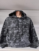 Худи Panda 1468 black - делук