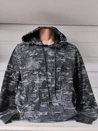 Худи Panda 1468 black - делук