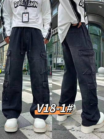 Джинсы Baron Jeans V18-1 black - делук