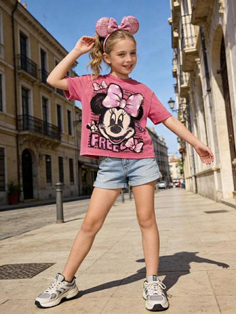 Футболка Yalisi 26243 pink - делук